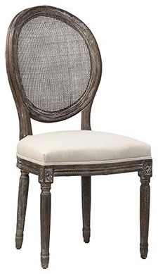 Dovetail Furniture Arras DOVE DOV1521 Arras Dining Chair with Nail Head Detaling Jacksonville Furniture Mart Dining Side Chairs